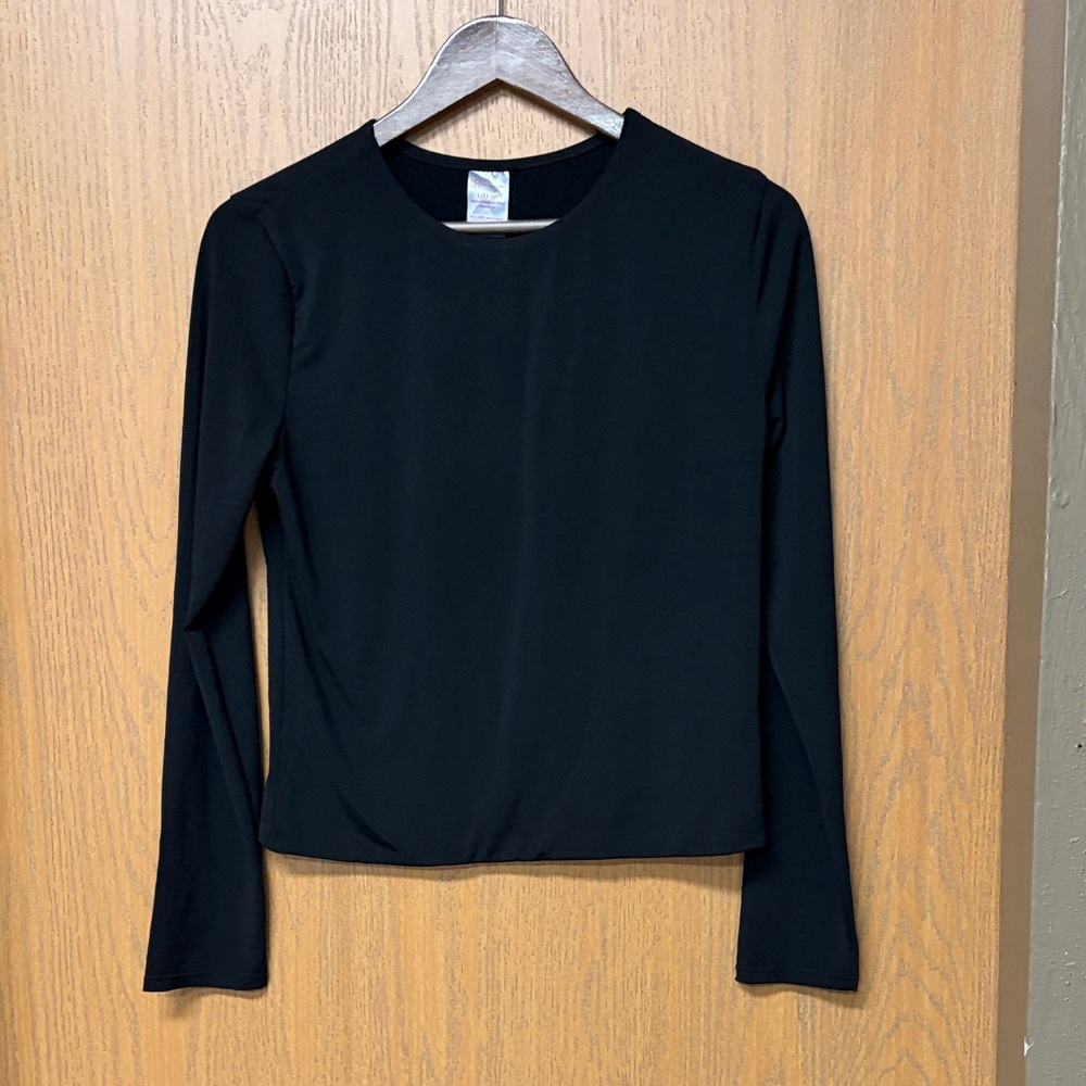Elegant Black Long Sleeve Top